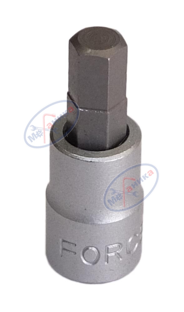 Головка со вставкой шестигр 6 мм 1/4" L 32 мм (Force) 3243206