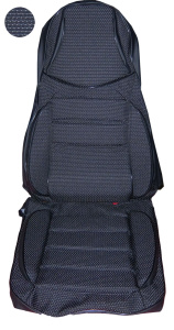 Чехлы ВАЗ 2107  жаккард с ортопедической поддержкой