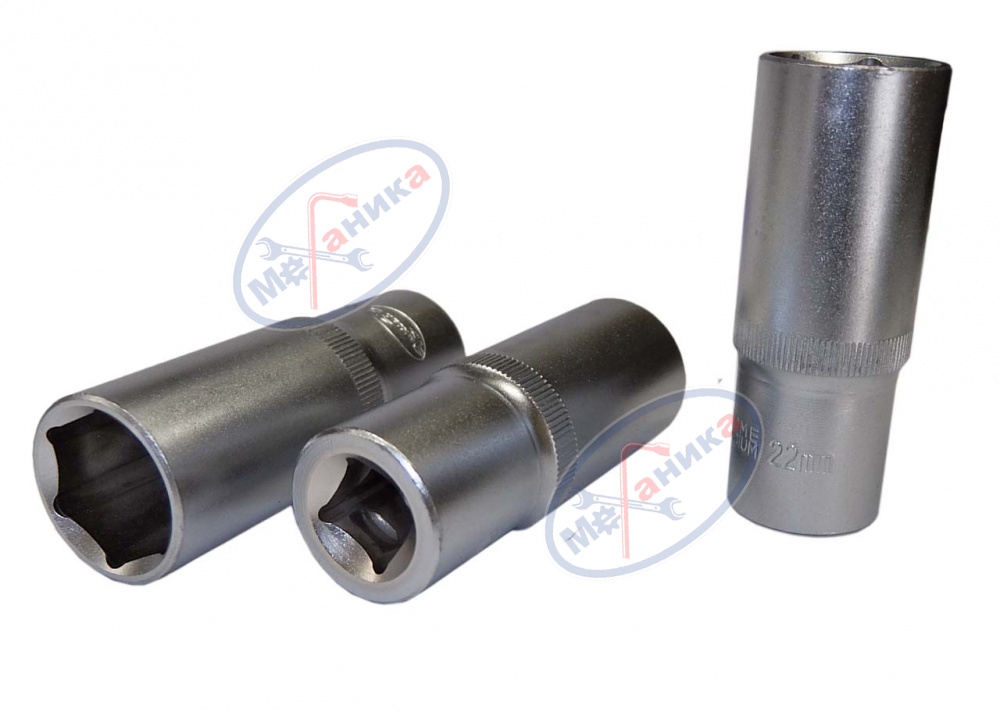 Головка *27 1/2" 6 гр (АвтоДело) удлин (13352) 39192