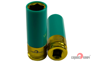 Головка *19 1/2" 6 гр ударная колесная (Сервис ключ) для литых дисков