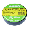 Изолента термостойкая 18мм*18,2м черная (ABRO)  ET-914-BLK-RW