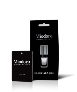Ароматизатор подвес картон (AREON) MIODORE - Black afgano  MDKP-19