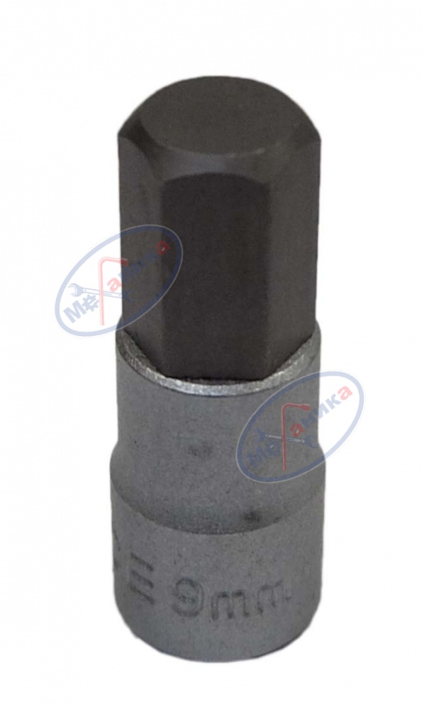 Головка со вставкой шестигр 9 мм 1/4" L 32 мм (Force) 3243209