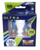 Лампа галог H8 12V35W+30% (Маяк) ULTRA Super White 82820SW+30