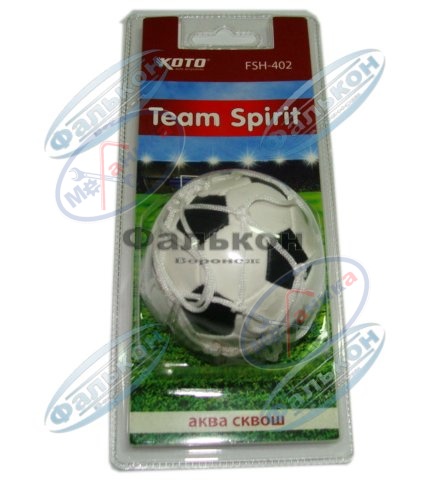 Ароматизатор подвес ткань с пропит (КОТО) Team Spirit Аква сквош Футбольный мяч 