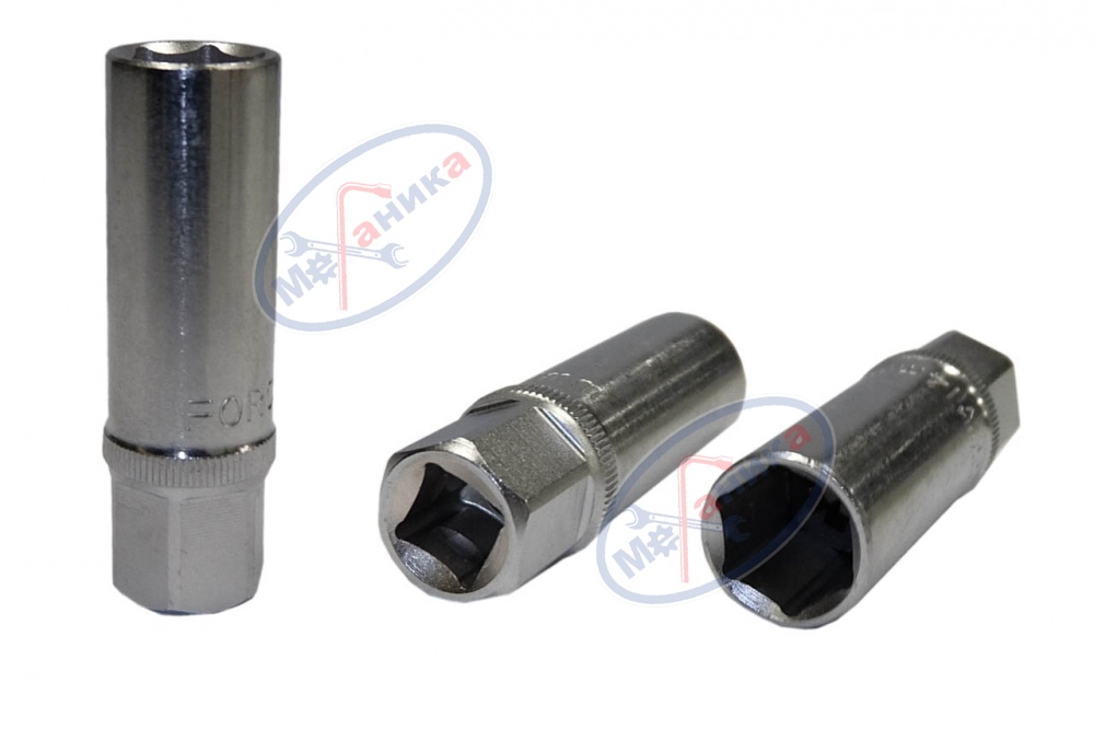 Головка свечная *21 3/8" 6 гр (Force) 807320.6