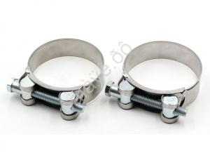 Хомут 64-67 силовой (Маяк) 2шт к-кт (нерж.)