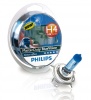 Лампа галог H4 24V70/75W (PHILIPS) Blue Vision к-т2шт 13342MDBVS2