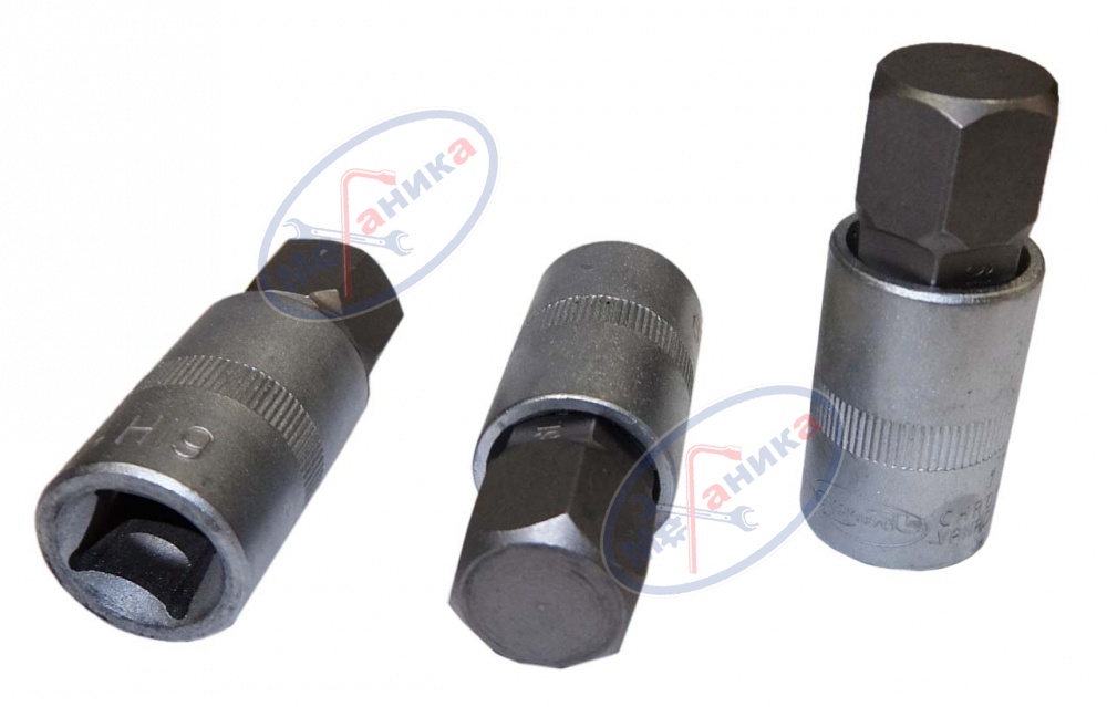 Головка со вставкой шестигр 12 мм 1/2" L 55 мм (АвтоДело) (14975) 39292