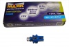 Светодиод 12V Т5х22мм (Маяк) BLUE (панель приборов) (1W б/ц с патроном) BAX8,7D