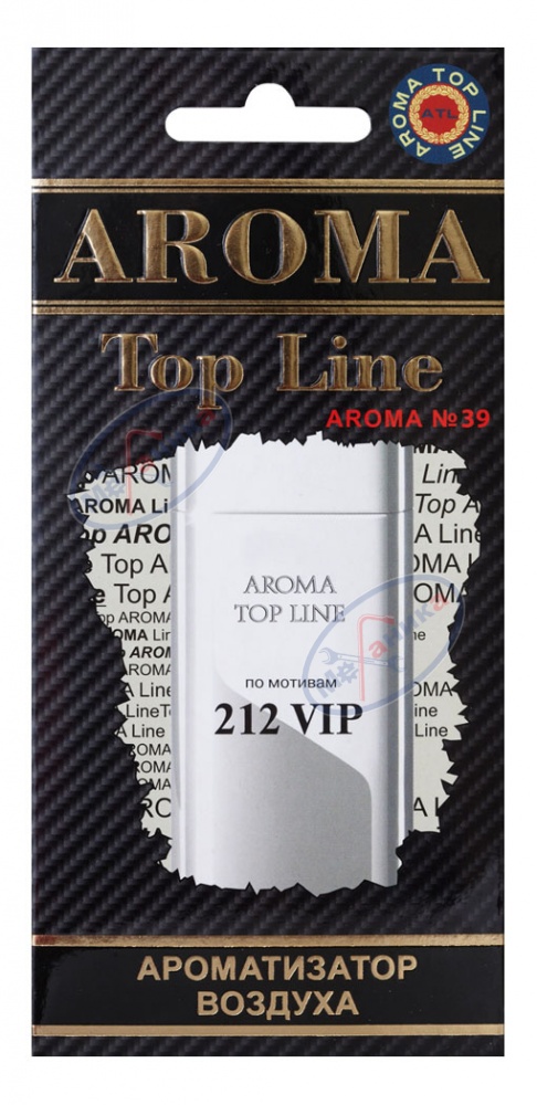 Ароматизатор подвес картон (AROMA) Top Line мужской №39