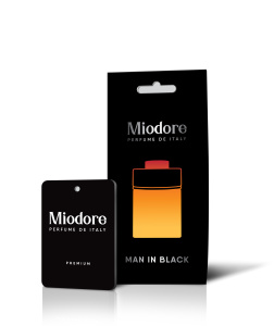 Ароматизатор подвес картон (AREON) MIODORE - Man in Black MDKP-5