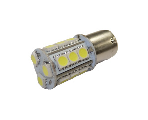 Светодиод 24V Т25 P21W (MEGAPOWER) (BA15s) 18 SMD 5050 WHITE 6000K 260лм