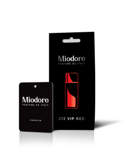 Ароматизатор подвес картон (AREON) MIODORE - 212 VIP RED MDKP-20