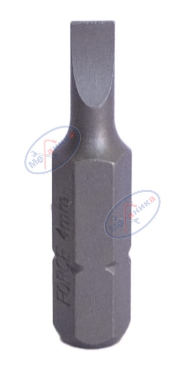 Вставка 1/4" шлицевая 0,8х4х30мм (Force) 1233004