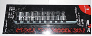 Набор головок тип Е 1/2" 9 пр (Сервис Ключ) 