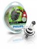 Лампа галог H4 12V60/55W (PHILIPS) LongLife удвоен. срок службы к-т2шт 12342 LLECOS2 P43T