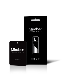 Ароматизатор подвес картон (AREON) MIODORE - 212 VIP MDKP-2