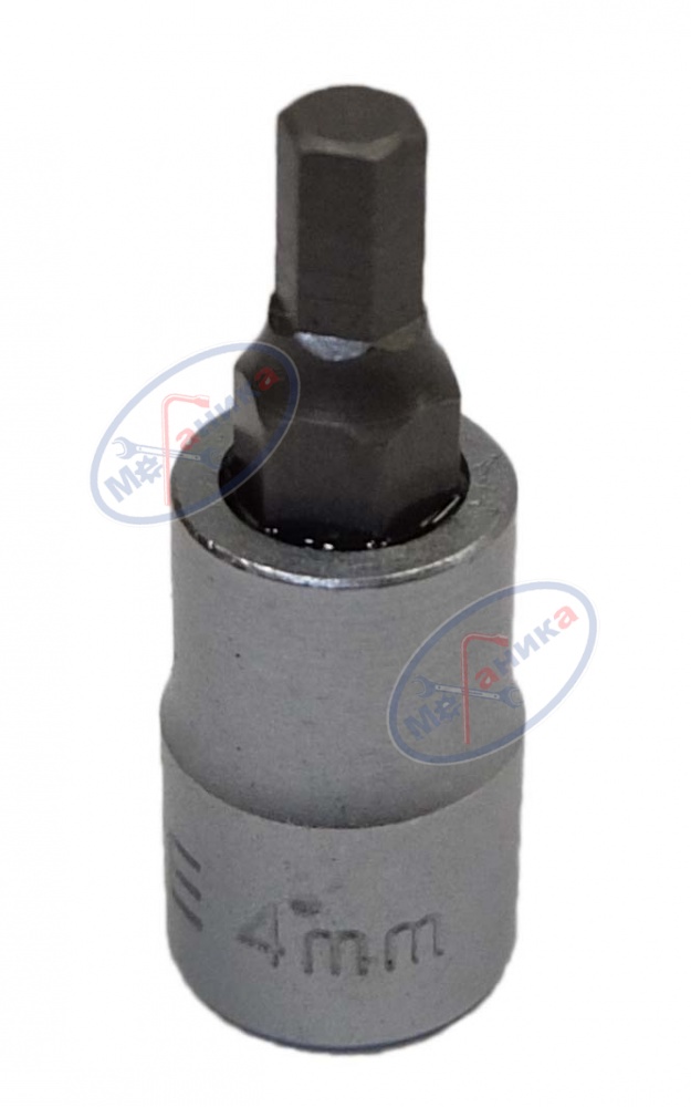 Головка со вставкой шестигр 4 мм 1/4" L 32 мм (Force) 3243204