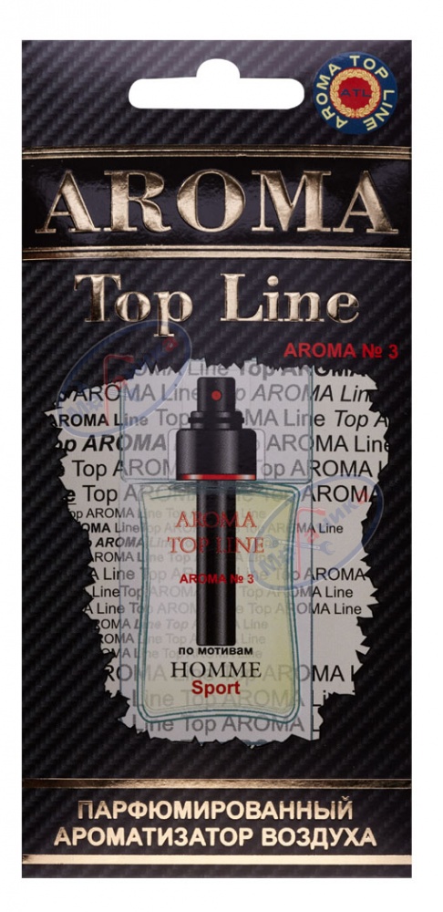 Ароматизатор подвес картон (AROMA) Top Line мужской №3