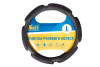Оплетка L d-40см (KRAFT) черная, 6 спонжей 800326