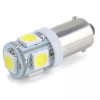 Светодиод 24V T8 T4W (ДИАЛУЧ) 5SMD BA9s WHITE