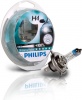 Лампа галог H4 12V60/55W+100% (PHILIPS) X-TremeVision 2шт 12342 XVS2 P43t 