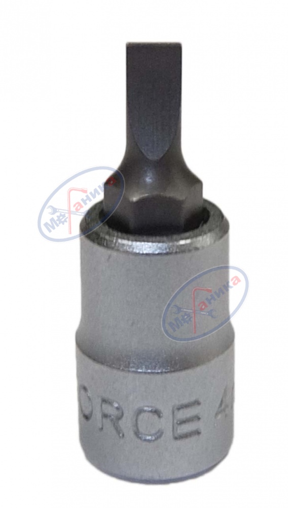 Головка со вставкой шлиц 4 мм 1/4" L=32мм (Force) 3233204
